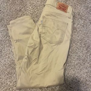 levi’s shaping skinny capri